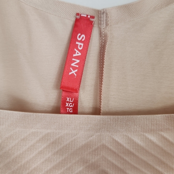 Spanx Shapewear Thinstincts 2.0 Invisible Open-Bust Mid-Thigh Bodysuit 10235R XL - Picture 12 of 14